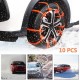 Universal Πλαστικές αλυσίδες χιονιού για το αυτοκίνητο - σετ 10τμχ AM-UNIT61
