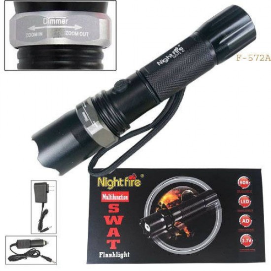 ΕΠΑΝΑΦΟΡΤΙΖΟΜΕΝΟΣ ΦΑΚΟΣ SWAT FLASHLIGHT 50W LED ΟΕΜ FA-70099