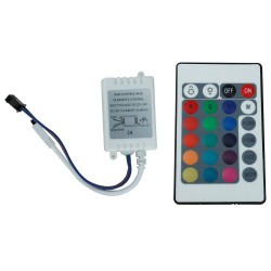 24 BUTTON RGB REMOTE CONTROLLER FOR LED LIGHT STRIP 12V FO-30049-1