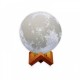 3D ΑΣΥΡΜΑΤΗ ΛΑΜΠΑ ΣΕ ΣΧΗΜΑ ΣΕΛΗΝΗΣ - 3D MOON LAMP FO-51262