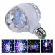 GLISTENY E27 B22 3W DOUBLE HEADED-LED BALL STAGE RGB LIGHT ROTATING LAMP KTV PARTY FO-E270126