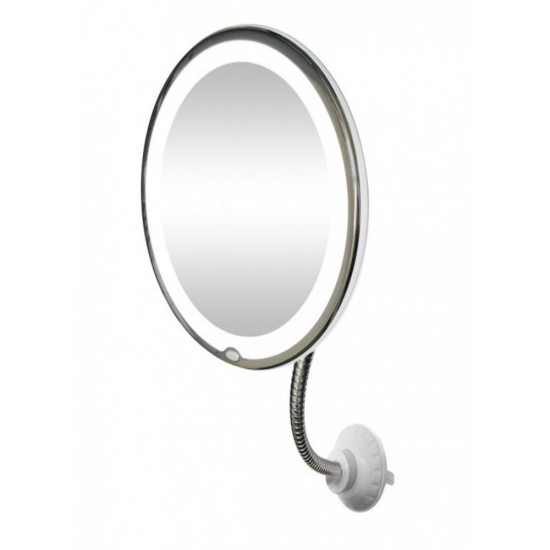 Μεγεθυντικός Καθρέφτης με Φωτισμό Led - Flexible Mirror 10x Magnification GY-5344