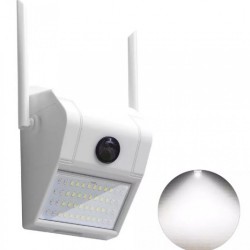 D6 SMART 1080P WATERPROOF WALL LAMP IP CAMERA 180° PANORAMIC IR NIGHT VISION M-OTION DETECTION SMART INDUCTION LAMP OUTDOOR CAMERA - WHITE KAM-19400