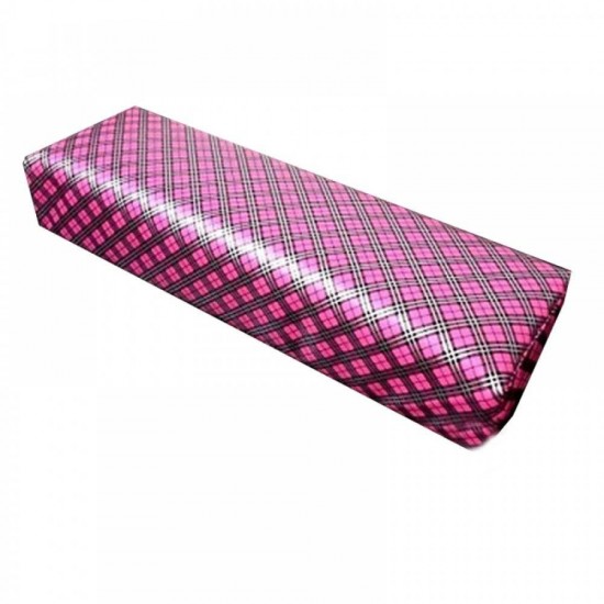 ΜΑΞΙΛΑΡΙ ΜΑΝΙΚΙΟΥΡ HAND PILLOW ΜΕ ΡΟΜΒΟΥΣ PINK ΟΕΜ NY-509106