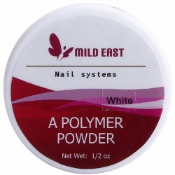 ΑΣΠΡΗ ΑΚΡΥΛΙΚΗ ΠΟΥΔΡΑ ΝΥΧΙΩΝ MILD EAST 15GR POLYMER POWDER WHITE NY-50989