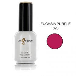 Ημιμόνιμο επαγγελματικό βερνίκι Angelacq 15 ml - Fuschia purple 028