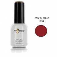 Ημιμόνιμο επαγγελματικό βερνίκι Angelacq 15 ml - Mars red 034