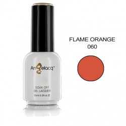 Ημιμόνιμο επαγγελματικό βερνίκι Angelacq 15 ml - Flame orange 060