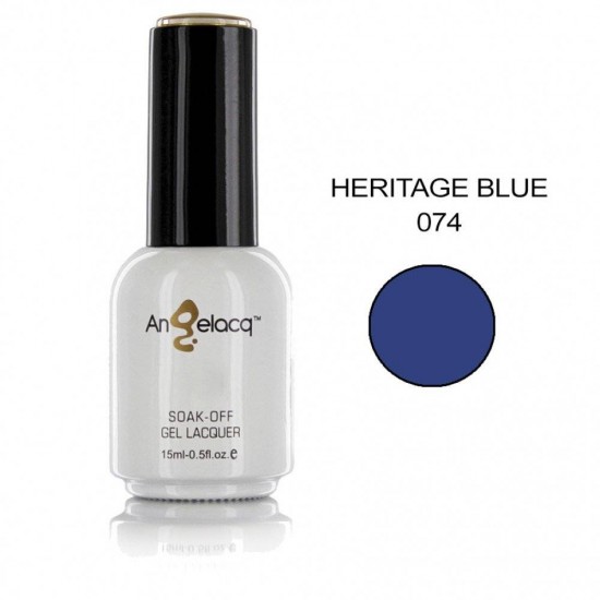 ΗΜΙΜΟΝΙΜΟ ΕΠΑΓΓΕΛΜΑΤΙΚΟ ΒΕΡΝΙΚΙ ANGELACQ 15ML - 0.5FL.OZ HERITAGE BLUE 074 NY-AN074