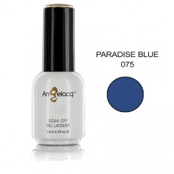 Ημιμόνιμο επαγγελματικό βερνίκι Angelacq 15 ml - Paradise blue 075
