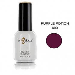 Ημιμόνιμο επαγγελματικό βερνίκι Angelacq 15 ml - Purple  potion 090