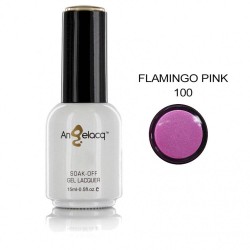 ΗΜΙΜΟΝΙΜΟ ΕΠΑΓΓΕΛΜΑΤΙΚΟ ΒΕΡΝΙΚΙ ANGELACQ 15ML - 0.5FL.OZ PERLE FLAMINGO PINK 100 NY-AN100