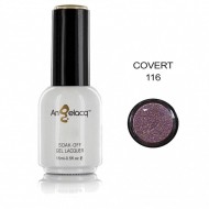  Ημιμόνιμο επαγγελματικό βερνίκι Angelacq 15 ml - Glitter covert 116