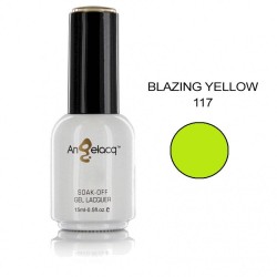 Ημιμόνιμο επαγγελματικό βερνίκι Angelacq 15 ml - Blazing Yellow 117