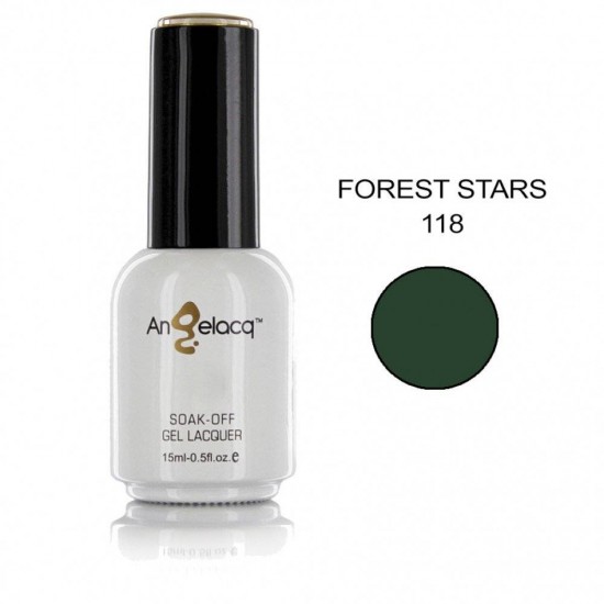 ΗΜΙΜΟΝΙΜΟ ΕΠΑΓΓΕΛΜΑΤΙΚΟ ΒΕΡΝΙΚΙ ANGELACQ 15ML - 0.5FL.OZ FOREST STARS 118 NY-AN118