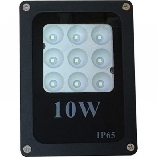 LED SLIM ΠΡΟΒΟΛΕΑΣ ΕΞΩΤΕΡΙΚΟΥ ΧΩΡΟΥ ΑΔΙΑΒΡΟΧΟΣ IP65 10W 6500K PR-300713