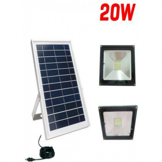 Ηλιακός Προβολέας 20W LED Με Αισθητήρα Φωτός OEM PR-JD1820