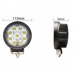 ΠΡΟΒΟΛΕΑΣ ΕΡΓΑΣΙΑΣ ΛΕΥΚΟΣ ΜΕ 9 LED EPISTAR 10-30V, 27W PR-SG3627W