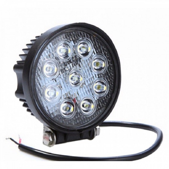 ΠΡΟΒΟΛΕΑΣ ΕΡΓΑΣΙΑΣ ΛΕΥΚΟΣ ΜΕ 9 LED EPISTAR 10-30V, 27W PR-SG3627W