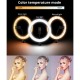 Ring Light Led Χρωματιστό Φωτογραφικό Φωτιστικό led δαχτυλίδι 26cm dimmer και τρίποδο με επιλογή RGB χρωμάτων – Usb led ring light