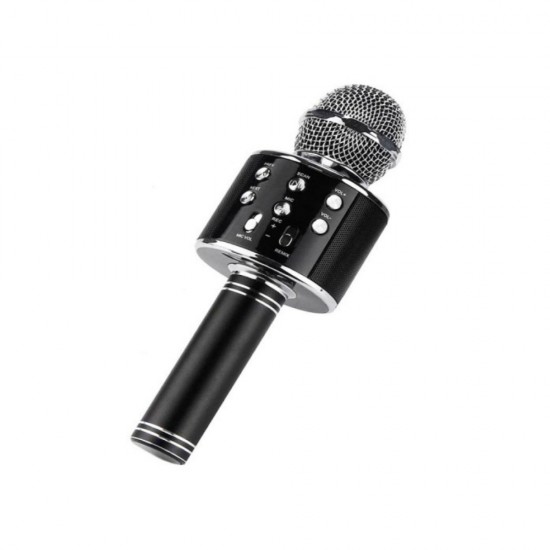 Ασύρματο Μικρόφωνο Bluetooth με Ενσωματωμένο Ηχείο & Karaoke – Μαύρο TH-1131