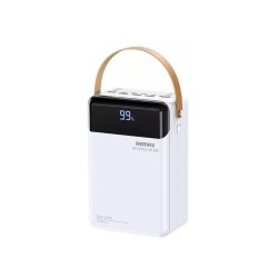Remax RPP-566 Power Bank 80000mAh 22.5W με 2 Θύρες USB-A και Θύρα USB-C Quick Charge 3.0 Λευκό