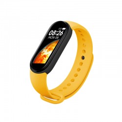 Ρολόι Fitness Tracker με Μετρητή Καρδιακών Παλμών Χρώματος Κίτρινο Smart Band M7 SPM M7s-Yellow