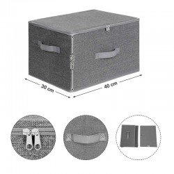 Σετ Πτυσσόμενα Υφασμάτινα Κουτιά Αποθήκευσης 30 x 40 x 25 cm 3 τμχ Songmics RYZB03G