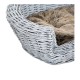 Ψάθινο Κρεβάτι με Μαξιλάρι για Κατοικίδια 57 x 46 x 17.5 cm PawHut D04-109