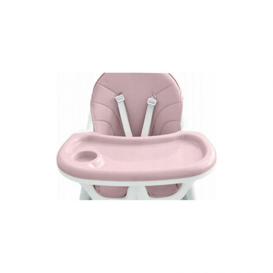 Παιδικό Κάθισμα Φαγητού 2 σε 1 Χρώματος Ροζ Ecotoys HC-823-Pink