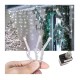 Χριστουγεννιάτικη Κουρτίνα 8.1 m με 230 Λαμπάκια LED Ψυχρό Λευκό και 8 Προγράμματα Εναλλαγών Φωτισμού 31V Hoppline HOP1000987-1
