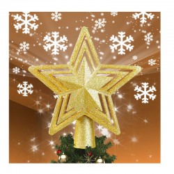 Χριστουγεννιάτικο Χρυσό Αστέρι Προβολέας LED για Λευκές Χιονονιφάδες TaoTronics TT-CL041