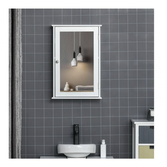 Καθρέπτης Μπάνιου με Ντουλάπι 41 x 14 x 60 cm Kleankin 834-399