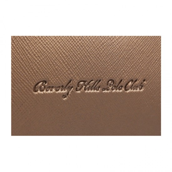 Γυναικεία Τσάντα Ώμου με Αλυσίδα Χρώματος Copper Beverly Hills Polo Club 657BHP0861