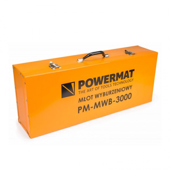 Ηλεκτρικό Κατεδαφιστικό Πιστολέτο 45J HEX SDS 3000 W POWERMAT PM-MWB-3000