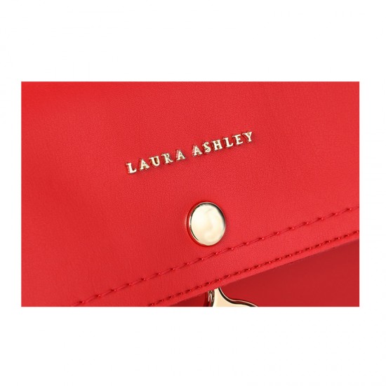 Γυναικεία Τσάντα Ώμου Χρώματος Κόκκινο Laura Ashley Monza v2 651LAS1721