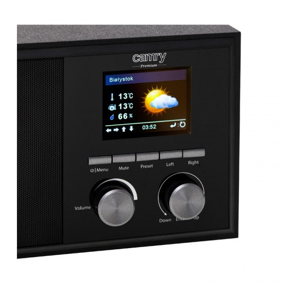 Ψηφιακό Ραδιόφωνο WiFi με Internet Radio και Ξυπνητήρι Camry CR-1180