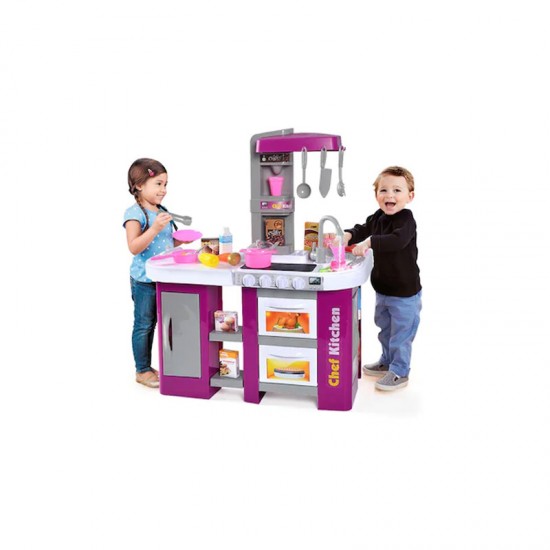 Παιδική Κουζίνα 72.5 x 61 x 33 cm με Αξεσουάρ Hoppline HOP1001149-3