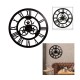 Ξύλινο Ρολόι Τοίχου με Γρανάζια 70 cm Home Deco Factory HO2926
