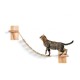 Ξύλινη Αρθρωτή Επιτοίχια Σκάλα Γάτας Inkazen 10111196