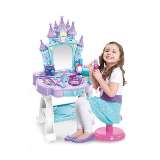Παιδική Τουαλέτα Ομορφιάς Κάστρο με Αξεσουάρ 64 x 35 x 23 cm Hoppline HOP1001253