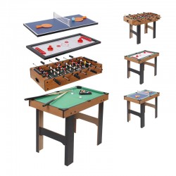 Τραπέζι Πολλαπλών Παιχνιδιών 4 σε 1 87 x 43 x 73 cm Bakaji 8057711887033