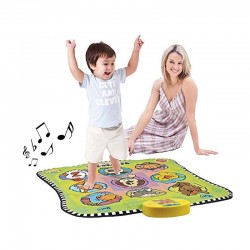 Παιδικό Μουσικό Χαλί με Φώτα και Ήχους 93 x 89 cm Bakaji 8050534662856