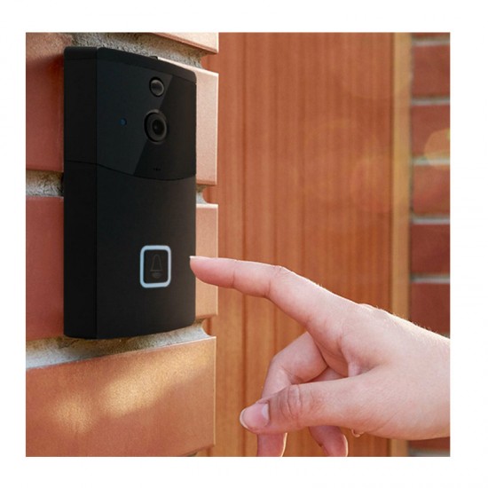 Ασύρματο Κουδούνι Πόρτας με Κάμερα και Wi-Fi 720p HD Aquarius R176474
