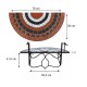 Πτυσσόμενο Μεταλλικό Κρεμαστό Τραπέζι Μπαλκονιού 76 x 38 cm Hoppline HOP1000929-2