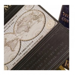 Ξύλινο Χρηματοκιβώτιο Βιβλίο World Map 16 x 24 x 5 cm Bakaji 02813407