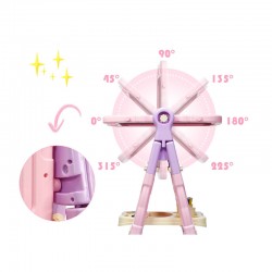 Παιδικός Μαγνητικός Μαυροπίνακας / Πίνακας 2 σε 1 Διπλής Όψης 61 x 45 x 109 cm Χρώματος Ροζ Costway TY590373PI
