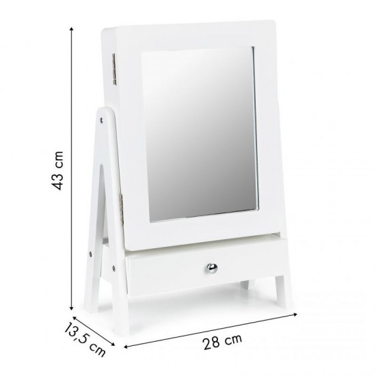Κοσμηματοθήκη - Μπιζουτιέρα με Καθρέπτη 28 x 13.5 x 43 cm ModernHome FH-JC190012