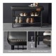 Μεταλλική Παπουτσοθήκη με 2 Ράφια και Κάθισμα 80 x 30 x 50 cm Χρώματος Μαύρο VASAGLE LSB054B01