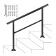 Κάγκελα Σκάλας από Αλουμίνιο Εξωτερικού Χώρου για 3-4 Σκαλοπάτια 121.9 x 90.2 cm VEVOR LZLTFSDHGLZHSKD01V0